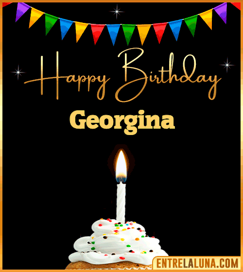GiF Happy Birthday Georgina